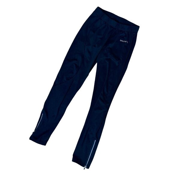 BALEAF Black Zip Ankle Warm Running TIghts Leggings Size XS - Picture 1 of 9